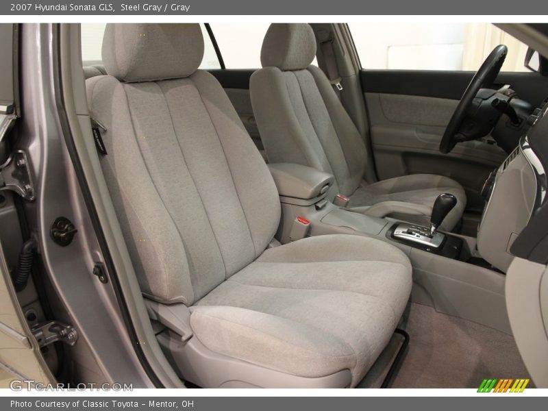 Steel Gray / Gray 2007 Hyundai Sonata GLS