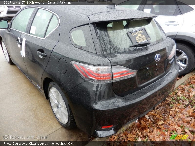 Caviar / Parchment 2017 Lexus CT 200h Hybrid