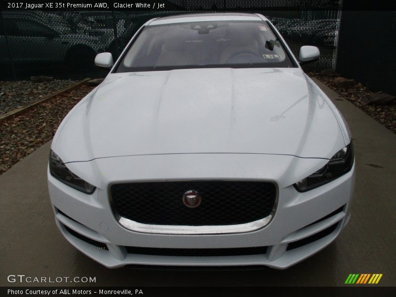 Glacier White / Jet 2017 Jaguar XE 35t Premium AWD
