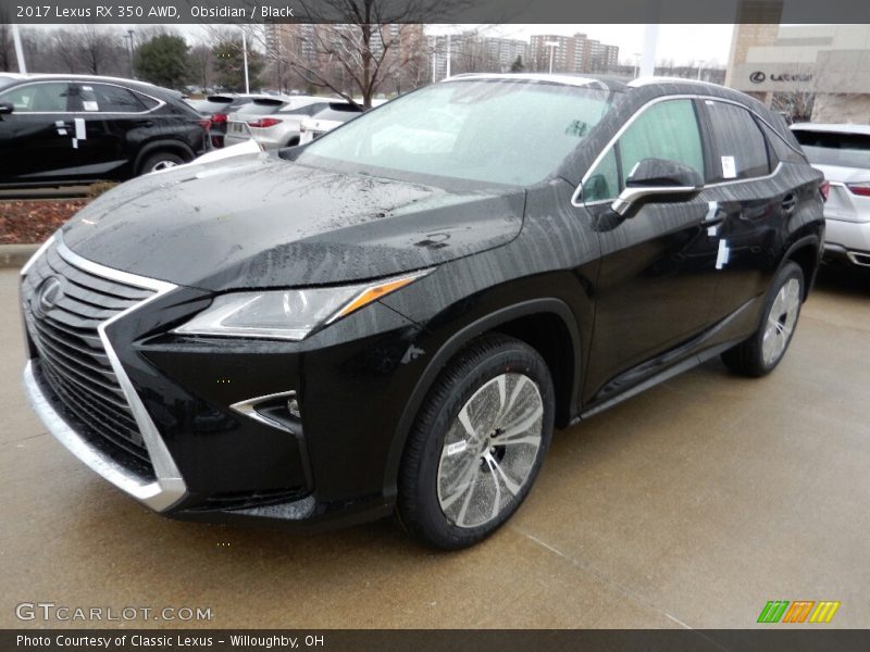 Obsidian / Black 2017 Lexus RX 350 AWD
