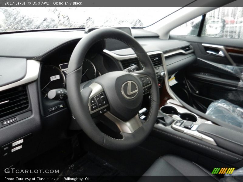 Obsidian / Black 2017 Lexus RX 350 AWD