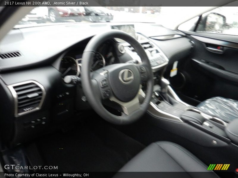 Atomic Silver / Black 2017 Lexus NX 200t AWD