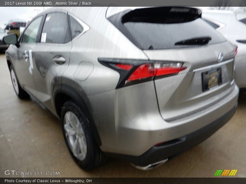 Atomic Silver / Black 2017 Lexus NX 200t AWD