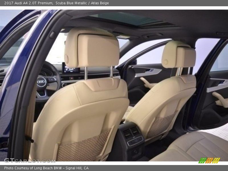 Scuba Blue Metallic / Atlas Beige 2017 Audi A4 2.0T Premium