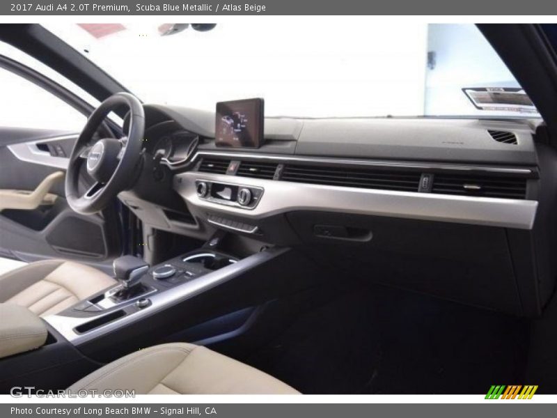 Scuba Blue Metallic / Atlas Beige 2017 Audi A4 2.0T Premium