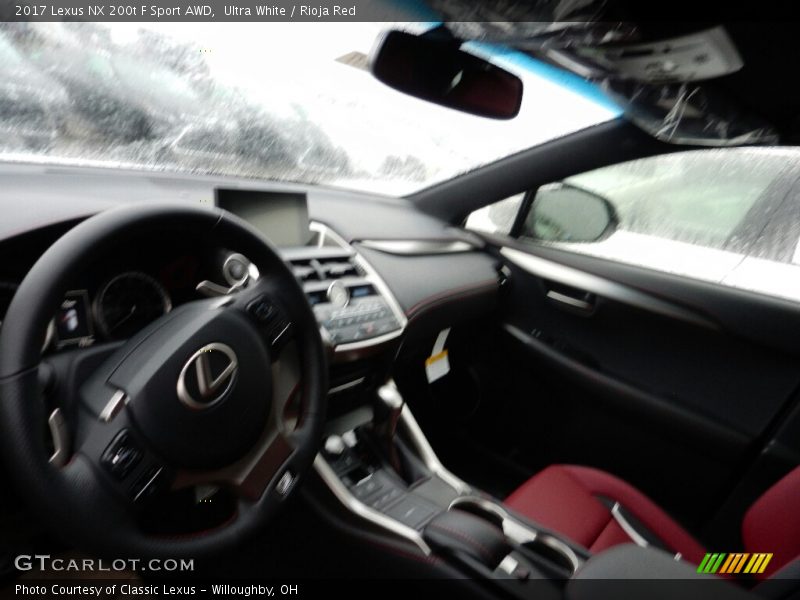Ultra White / Rioja Red 2017 Lexus NX 200t F Sport AWD