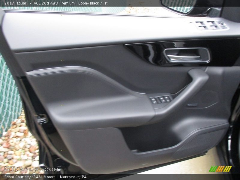 Ebony Black / Jet 2017 Jaguar F-PACE 20d AWD Premium