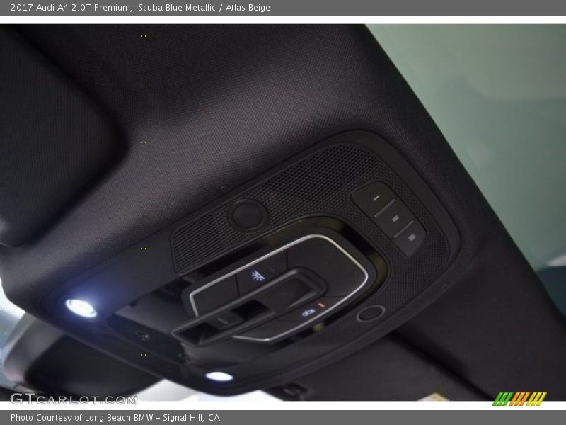 Scuba Blue Metallic / Atlas Beige 2017 Audi A4 2.0T Premium