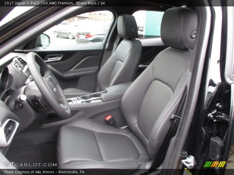 Ebony Black / Jet 2017 Jaguar F-PACE 20d AWD Premium
