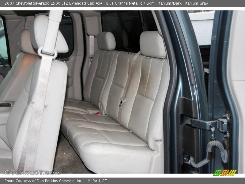 Blue Granite Metallic / Light Titanium/Dark Titanium Gray 2007 Chevrolet Silverado 1500 LTZ Extended Cab 4x4