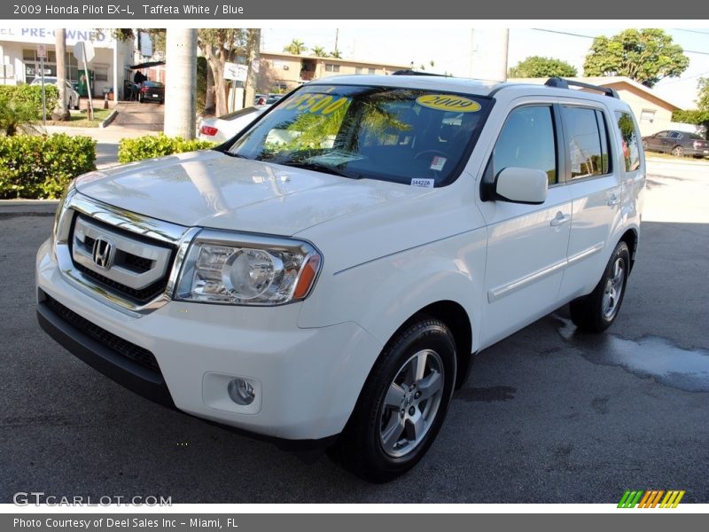 Taffeta White / Blue 2009 Honda Pilot EX-L