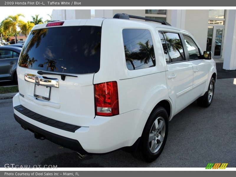 Taffeta White / Blue 2009 Honda Pilot EX-L
