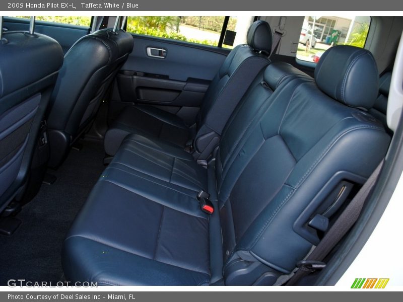 Taffeta White / Blue 2009 Honda Pilot EX-L
