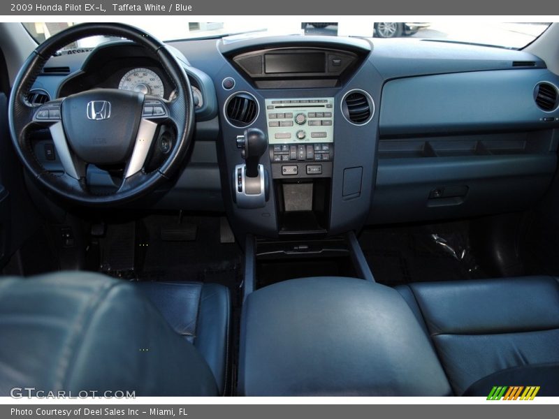 Taffeta White / Blue 2009 Honda Pilot EX-L