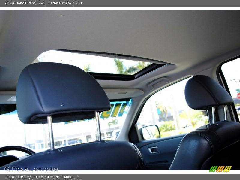Taffeta White / Blue 2009 Honda Pilot EX-L