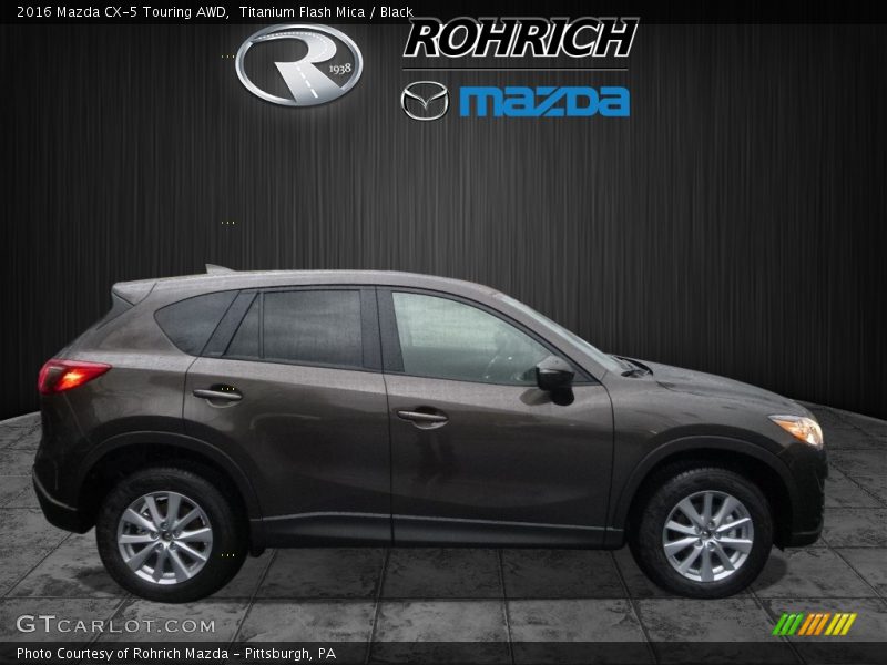 Titanium Flash Mica / Black 2016 Mazda CX-5 Touring AWD