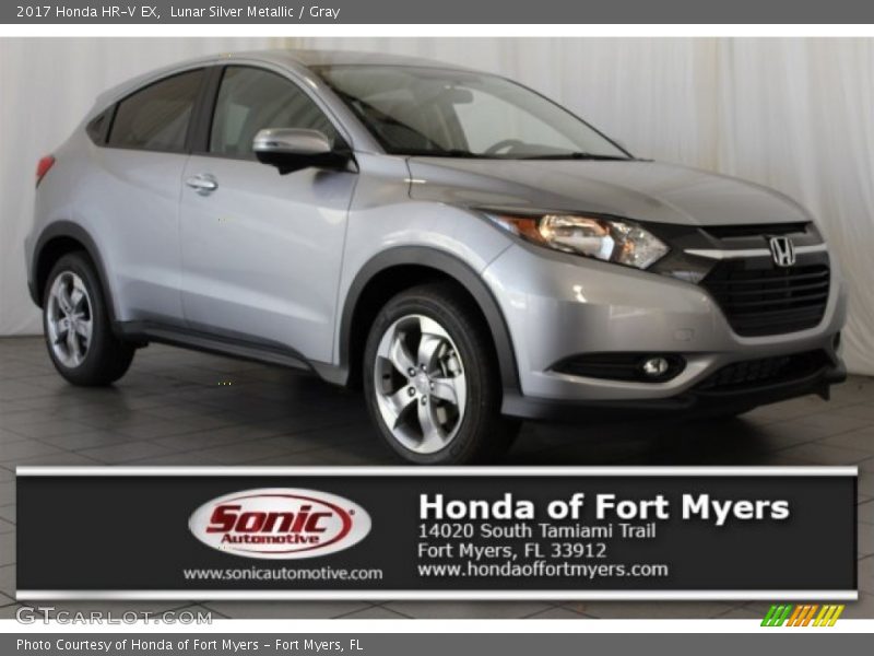 Lunar Silver Metallic / Gray 2017 Honda HR-V EX