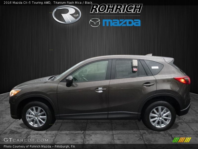 Titanium Flash Mica / Black 2016 Mazda CX-5 Touring AWD
