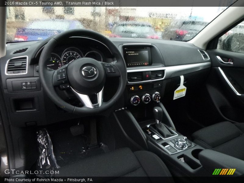 Titanium Flash Mica / Black 2016 Mazda CX-5 Touring AWD