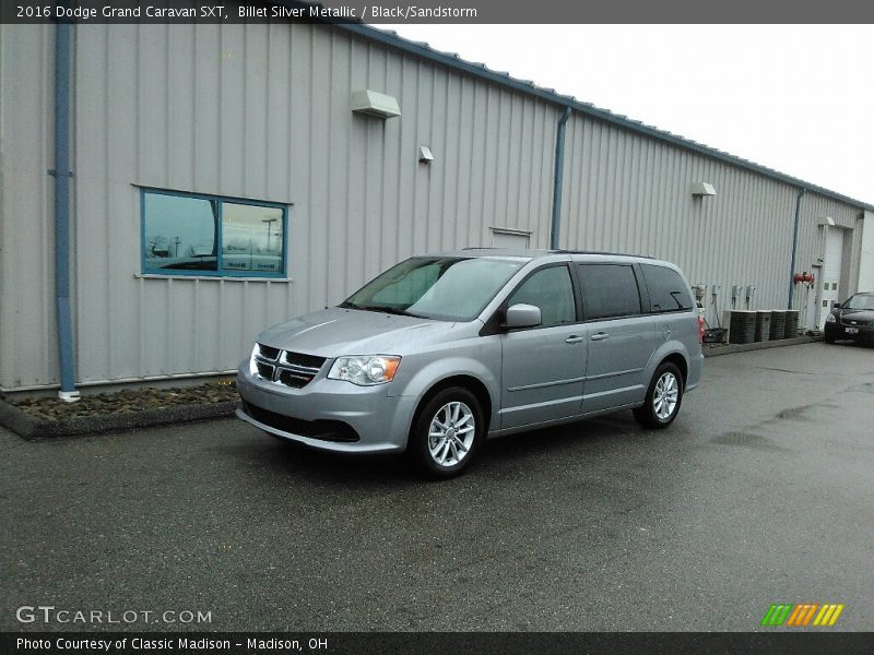 Billet Silver Metallic / Black/Sandstorm 2016 Dodge Grand Caravan SXT
