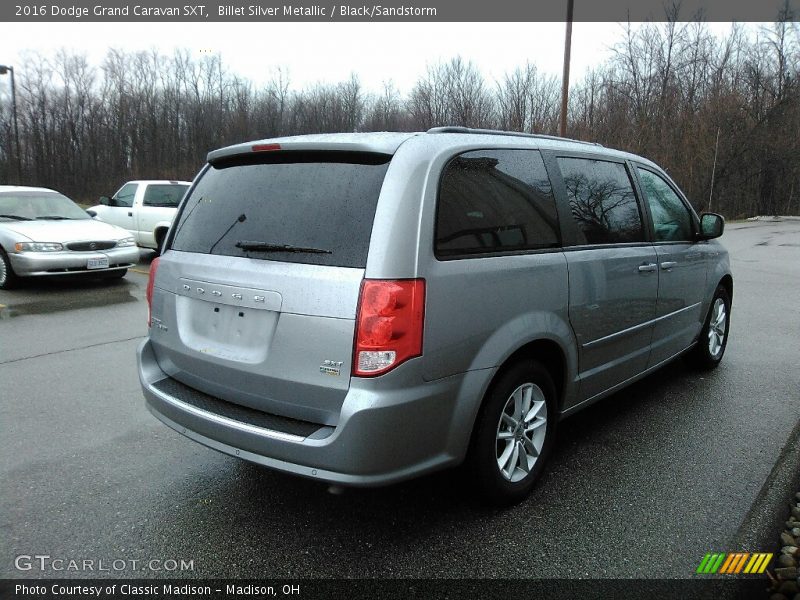 Billet Silver Metallic / Black/Sandstorm 2016 Dodge Grand Caravan SXT