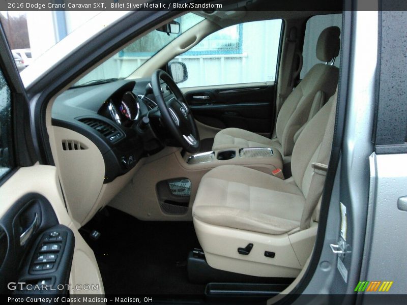 Billet Silver Metallic / Black/Sandstorm 2016 Dodge Grand Caravan SXT