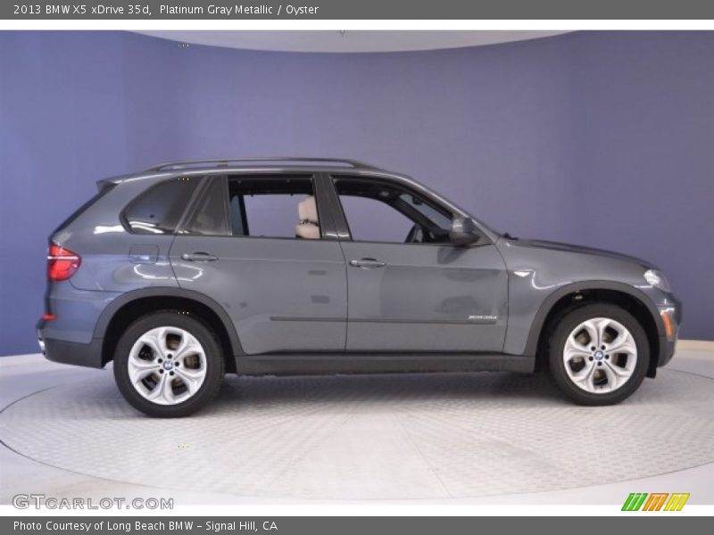 Platinum Gray Metallic / Oyster 2013 BMW X5 xDrive 35d