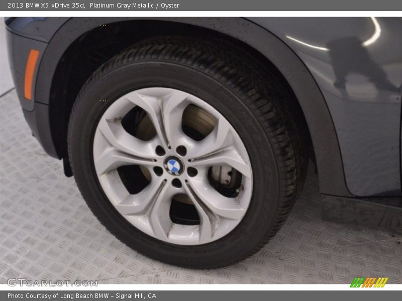 Platinum Gray Metallic / Oyster 2013 BMW X5 xDrive 35d