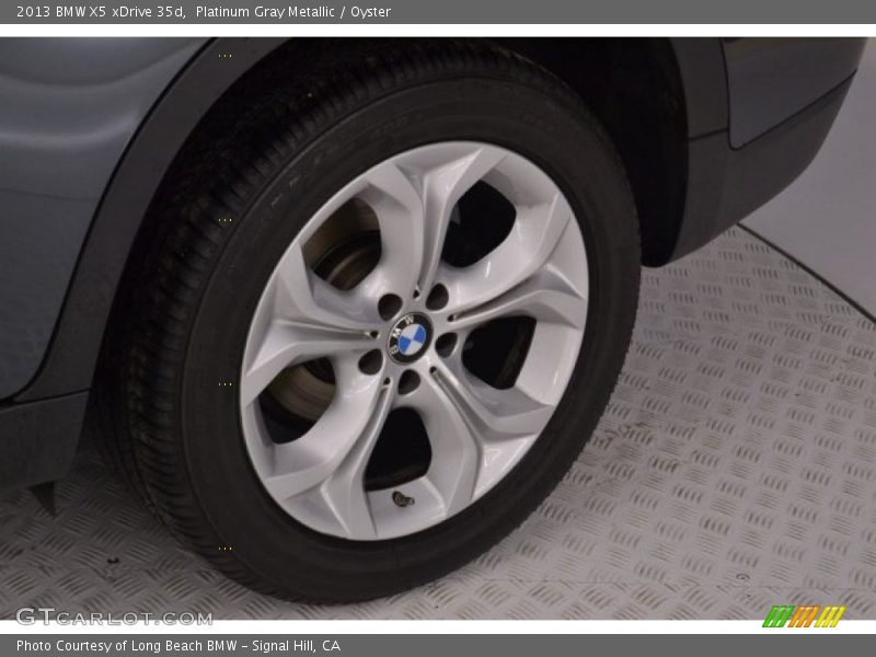Platinum Gray Metallic / Oyster 2013 BMW X5 xDrive 35d