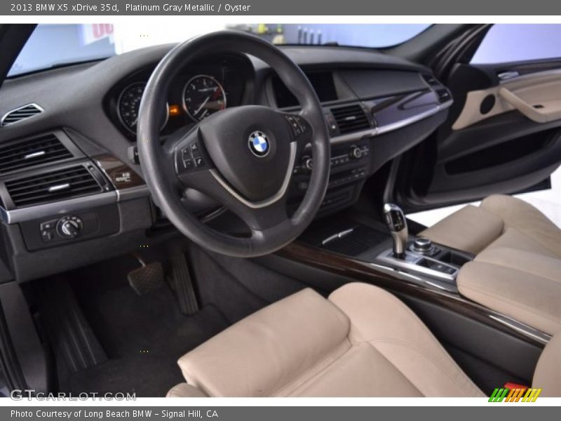 Platinum Gray Metallic / Oyster 2013 BMW X5 xDrive 35d