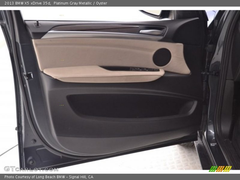 Platinum Gray Metallic / Oyster 2013 BMW X5 xDrive 35d
