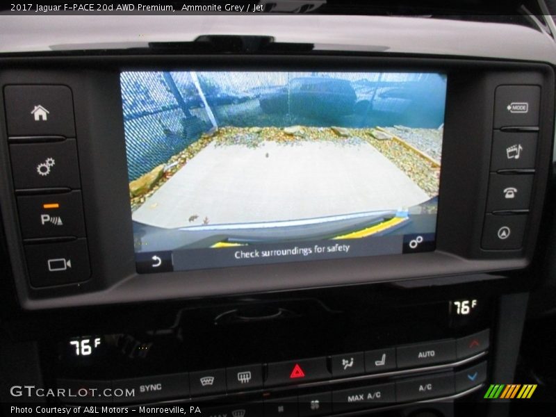 Controls of 2017 F-PACE 20d AWD Premium