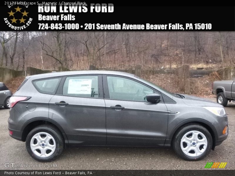 Magnetic / Charcoal Black 2017 Ford Escape S