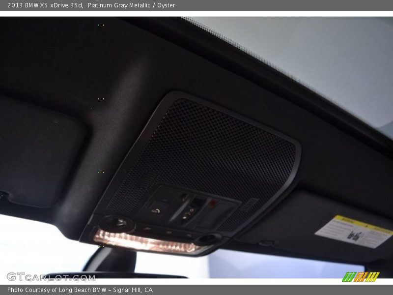 Platinum Gray Metallic / Oyster 2013 BMW X5 xDrive 35d