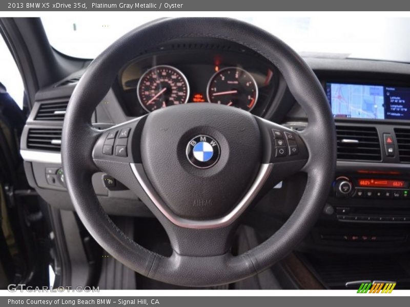 Platinum Gray Metallic / Oyster 2013 BMW X5 xDrive 35d