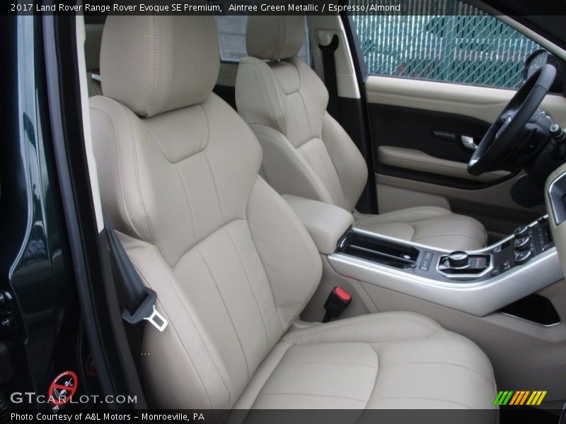 Aintree Green Metallic / Espresso/Almond 2017 Land Rover Range Rover Evoque SE Premium
