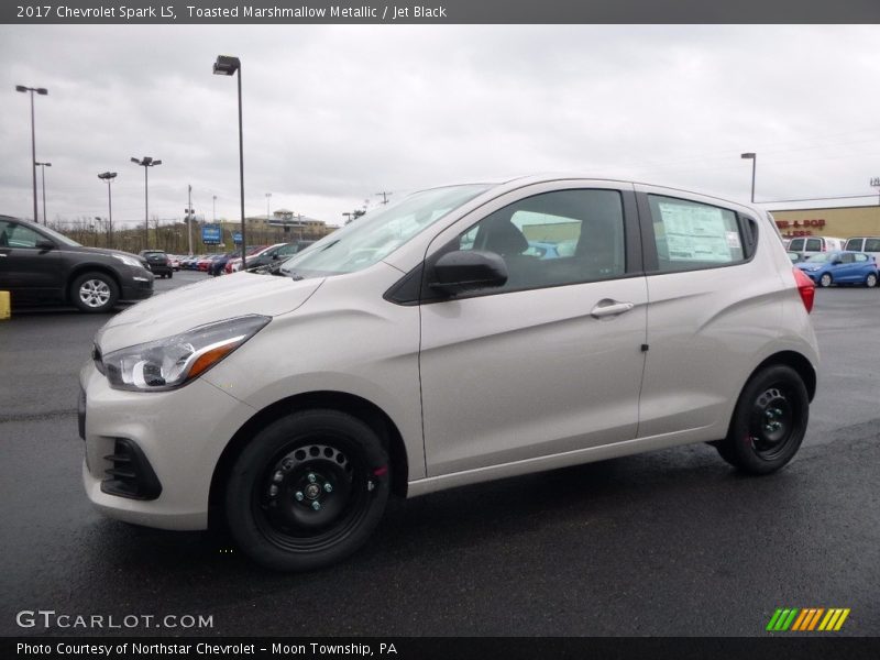 Toasted Marshmallow Metallic / Jet Black 2017 Chevrolet Spark LS