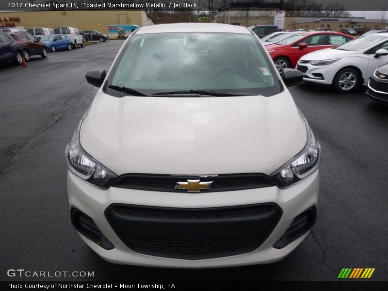 Toasted Marshmallow Metallic / Jet Black 2017 Chevrolet Spark LS
