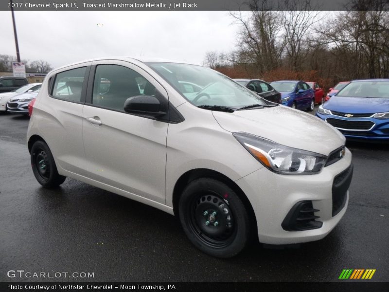 Toasted Marshmallow Metallic / Jet Black 2017 Chevrolet Spark LS