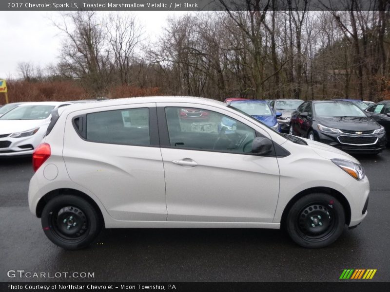 Toasted Marshmallow Metallic / Jet Black 2017 Chevrolet Spark LS