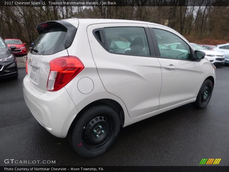 Toasted Marshmallow Metallic / Jet Black 2017 Chevrolet Spark LS