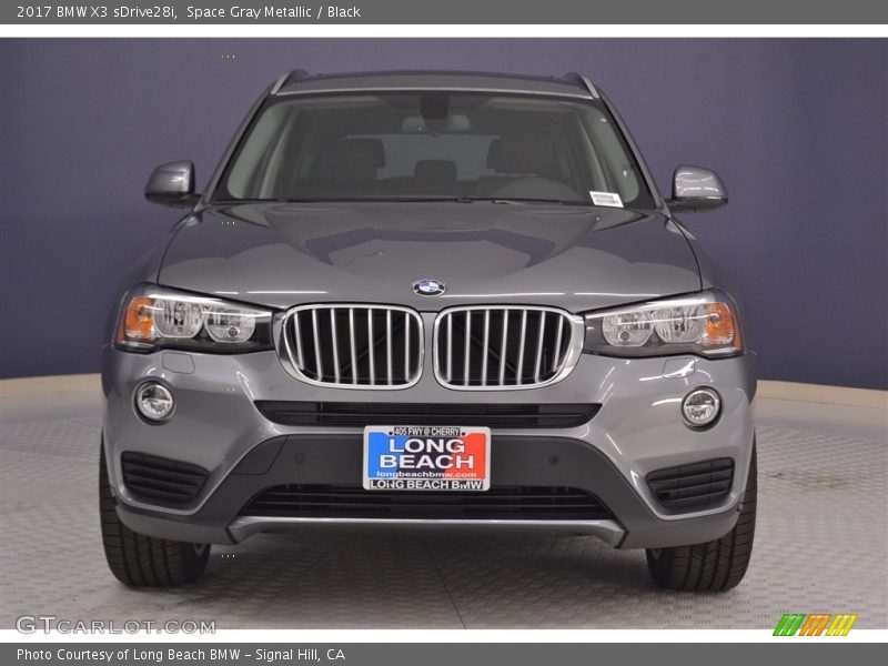 Space Gray Metallic / Black 2017 BMW X3 sDrive28i