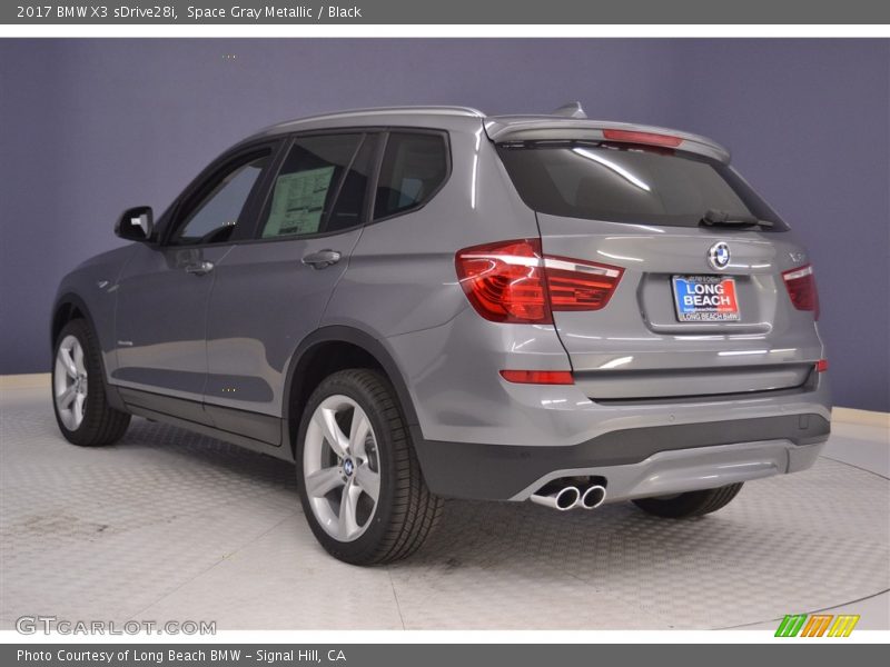 Space Gray Metallic / Black 2017 BMW X3 sDrive28i