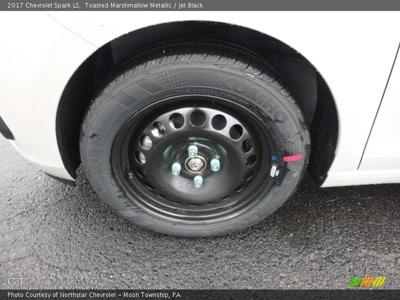 Toasted Marshmallow Metallic / Jet Black 2017 Chevrolet Spark LS