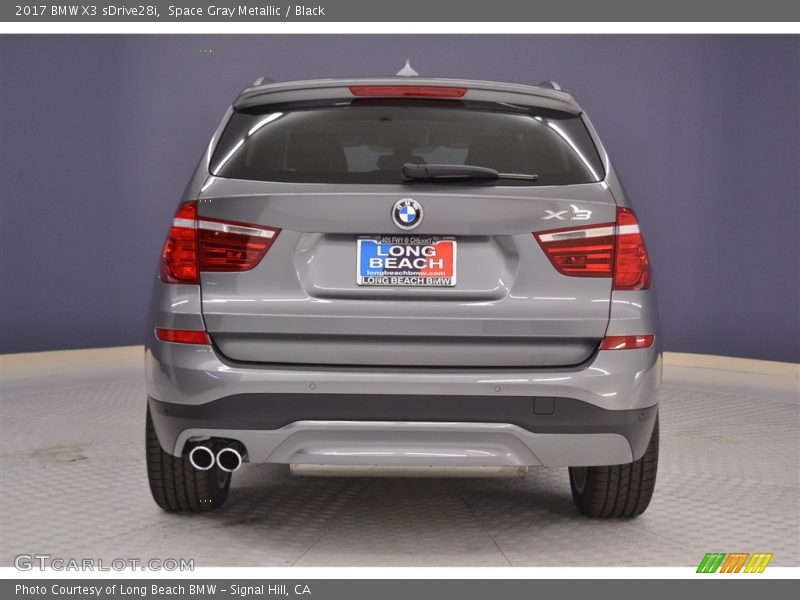 Space Gray Metallic / Black 2017 BMW X3 sDrive28i