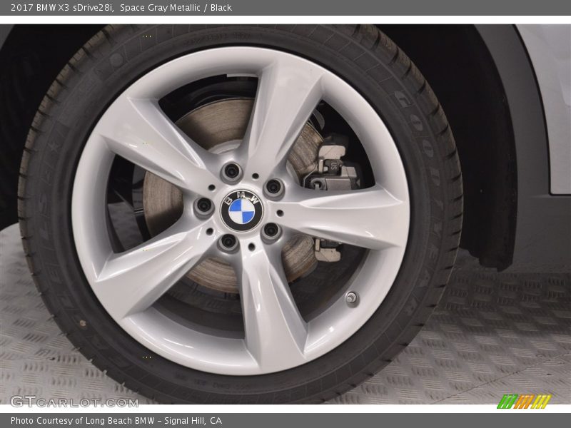 Space Gray Metallic / Black 2017 BMW X3 sDrive28i