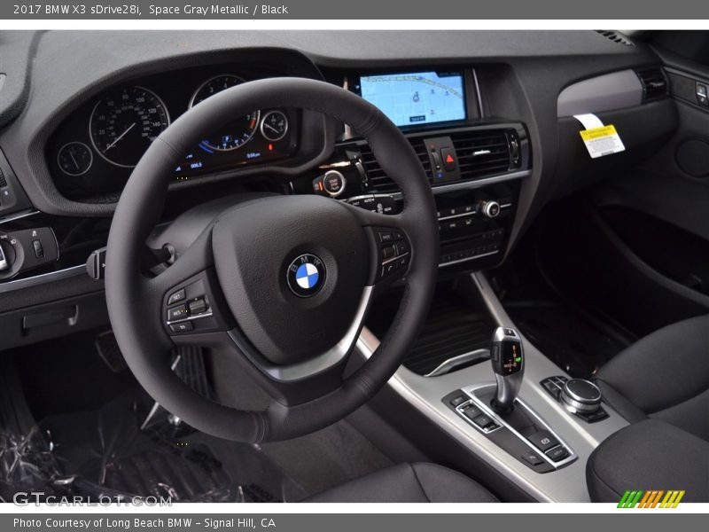 Space Gray Metallic / Black 2017 BMW X3 sDrive28i