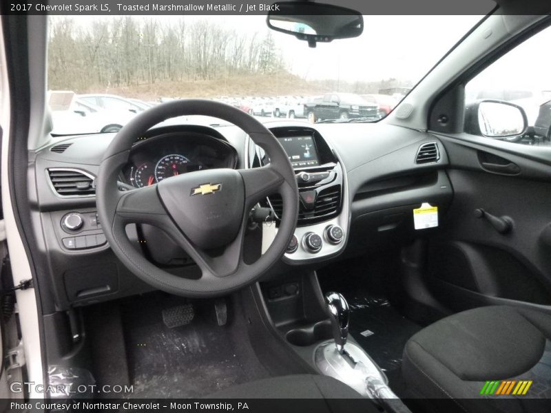 Toasted Marshmallow Metallic / Jet Black 2017 Chevrolet Spark LS