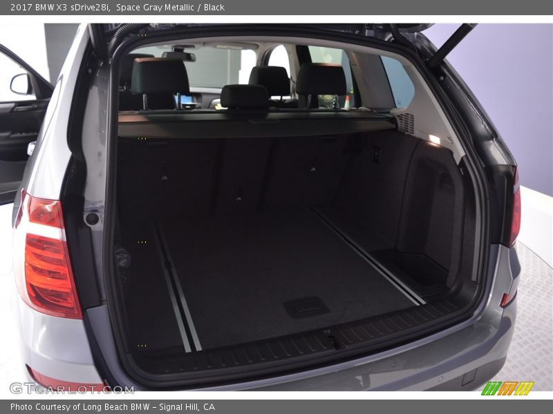 Space Gray Metallic / Black 2017 BMW X3 sDrive28i