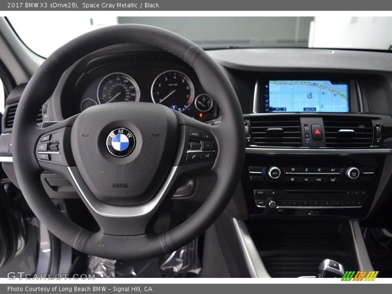 Space Gray Metallic / Black 2017 BMW X3 sDrive28i